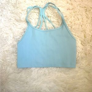 BLUE SPORTS BRA FOREVER 21 MEDIUM
